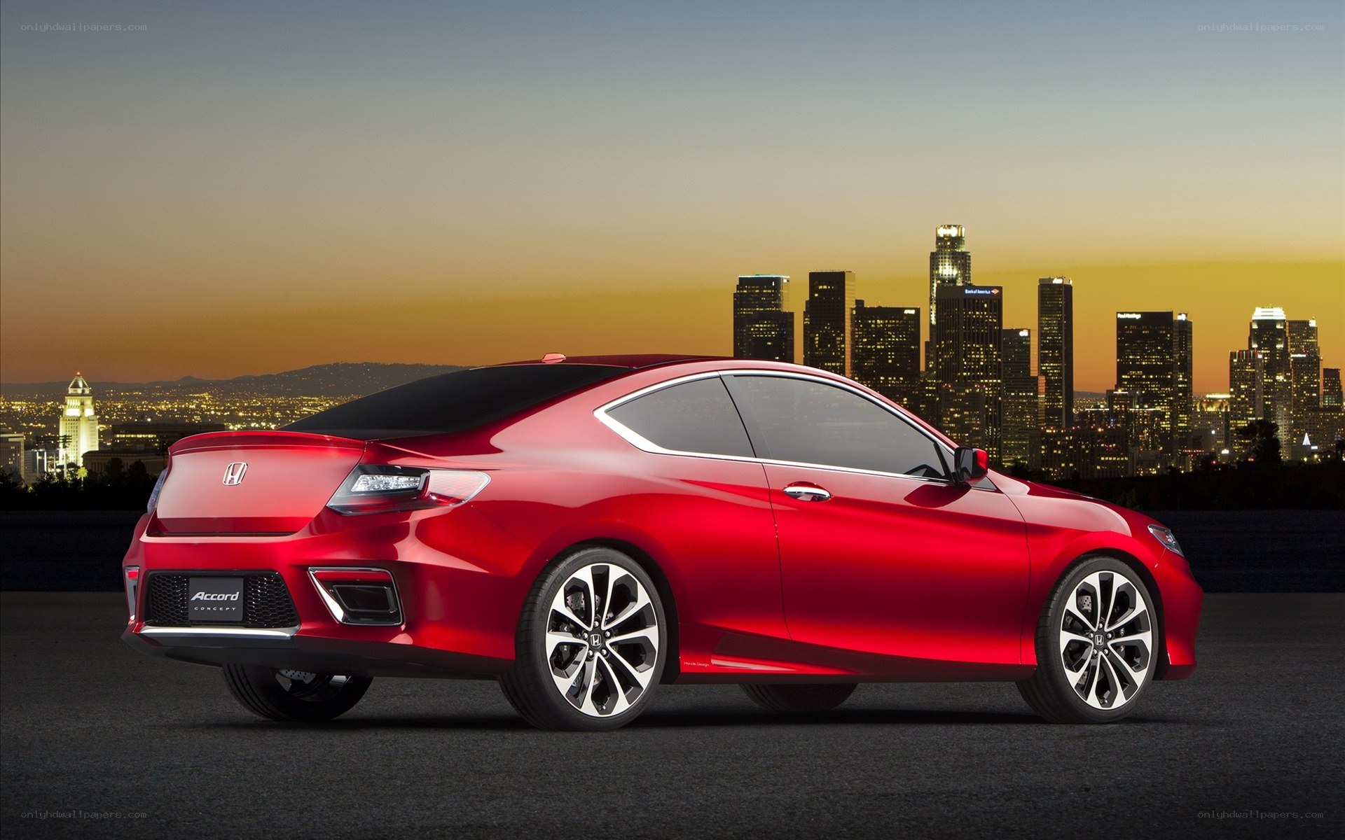 Red Honda Accord Concept car