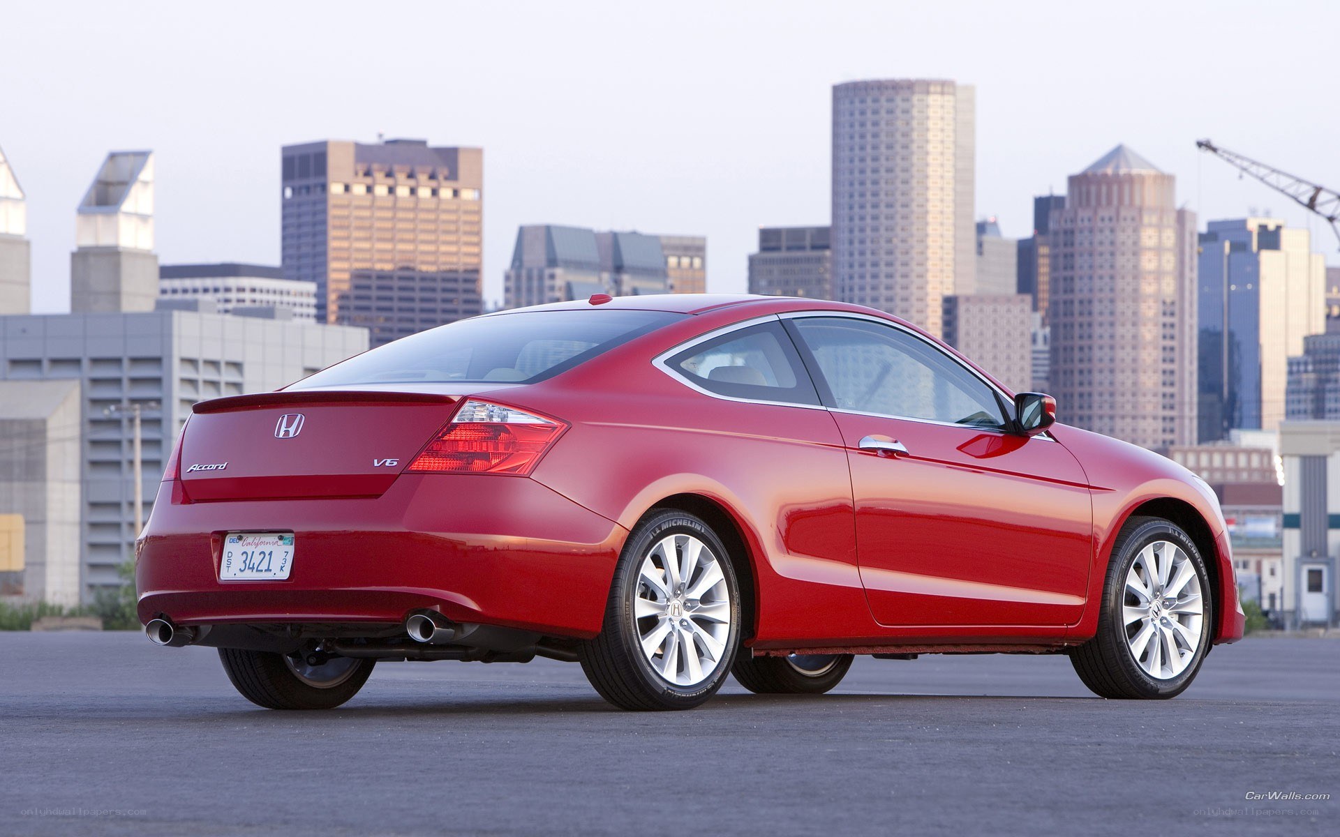 Red Honda Accord Coupe
