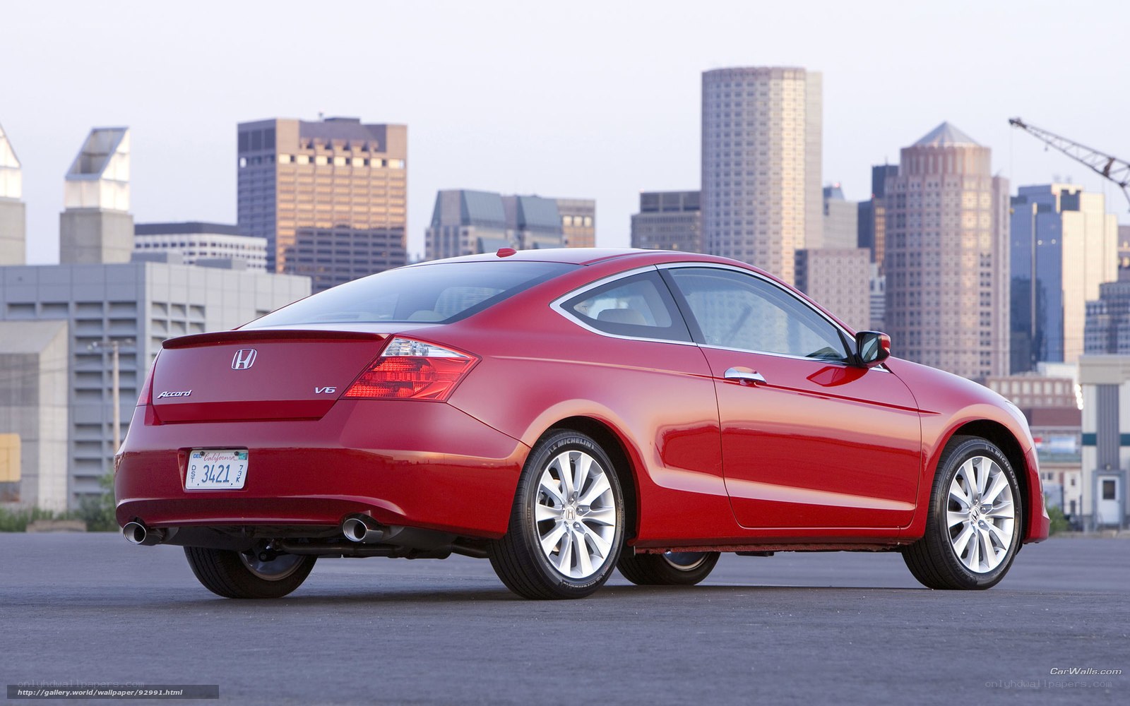 Red Honda Accord Coupe