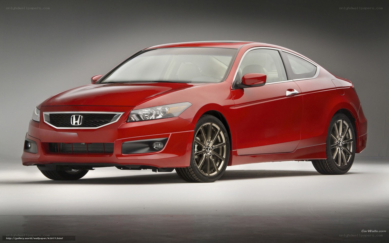 Red Honda Accord Coupe