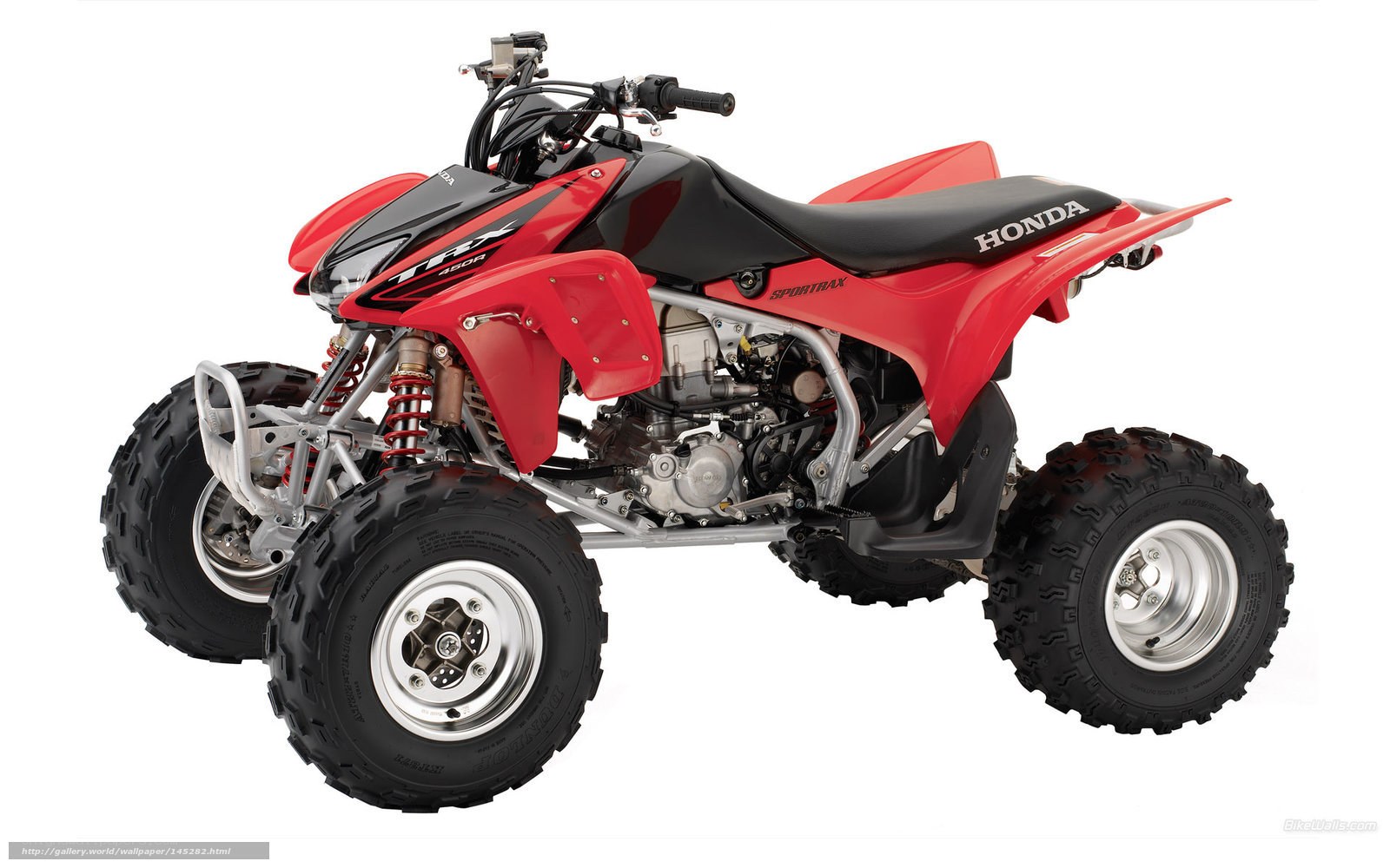 Red Honda ATV quad