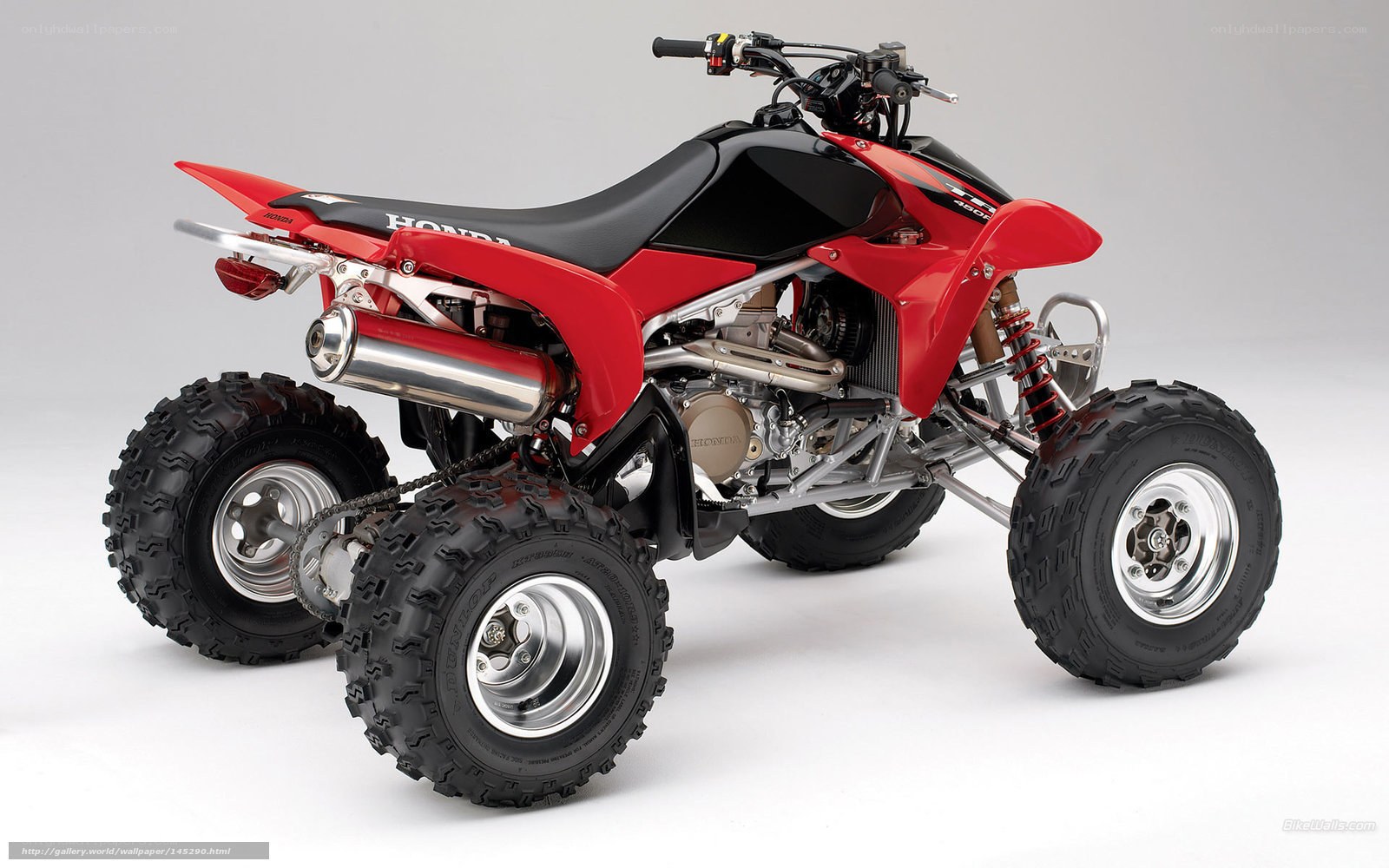 Red Honda ATV quad