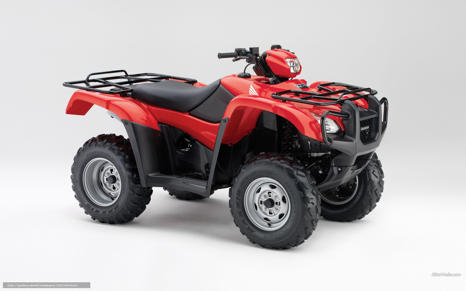 Red Honda ATV quad