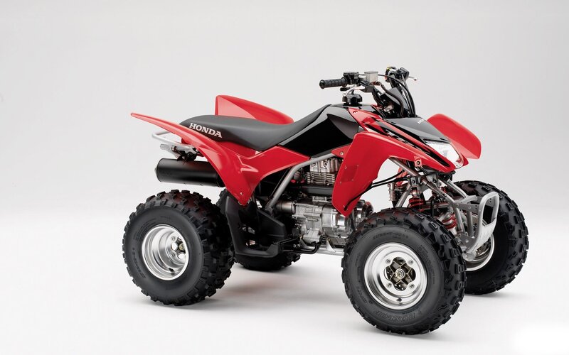 Red Honda ATV quad