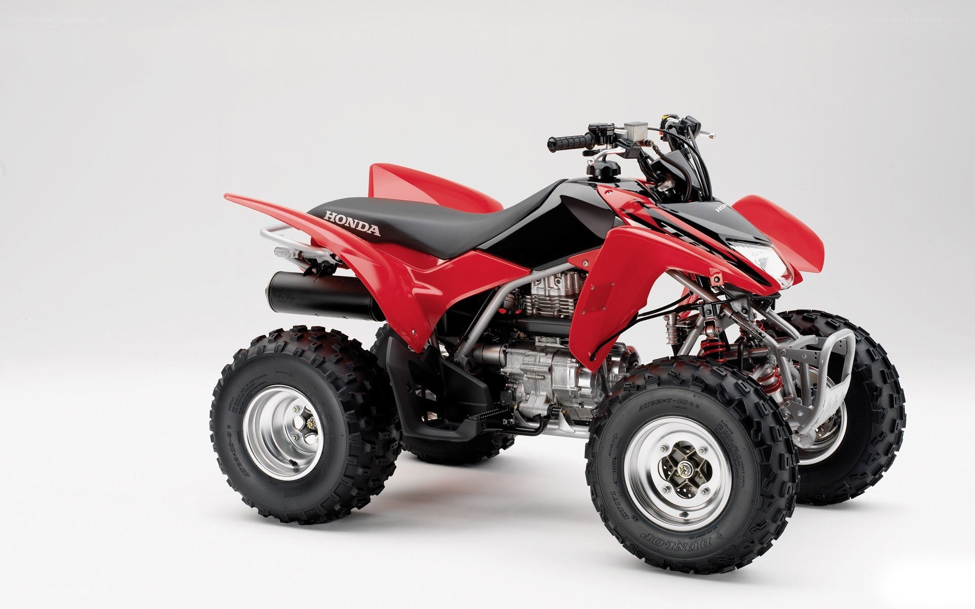 Red Honda ATV quad