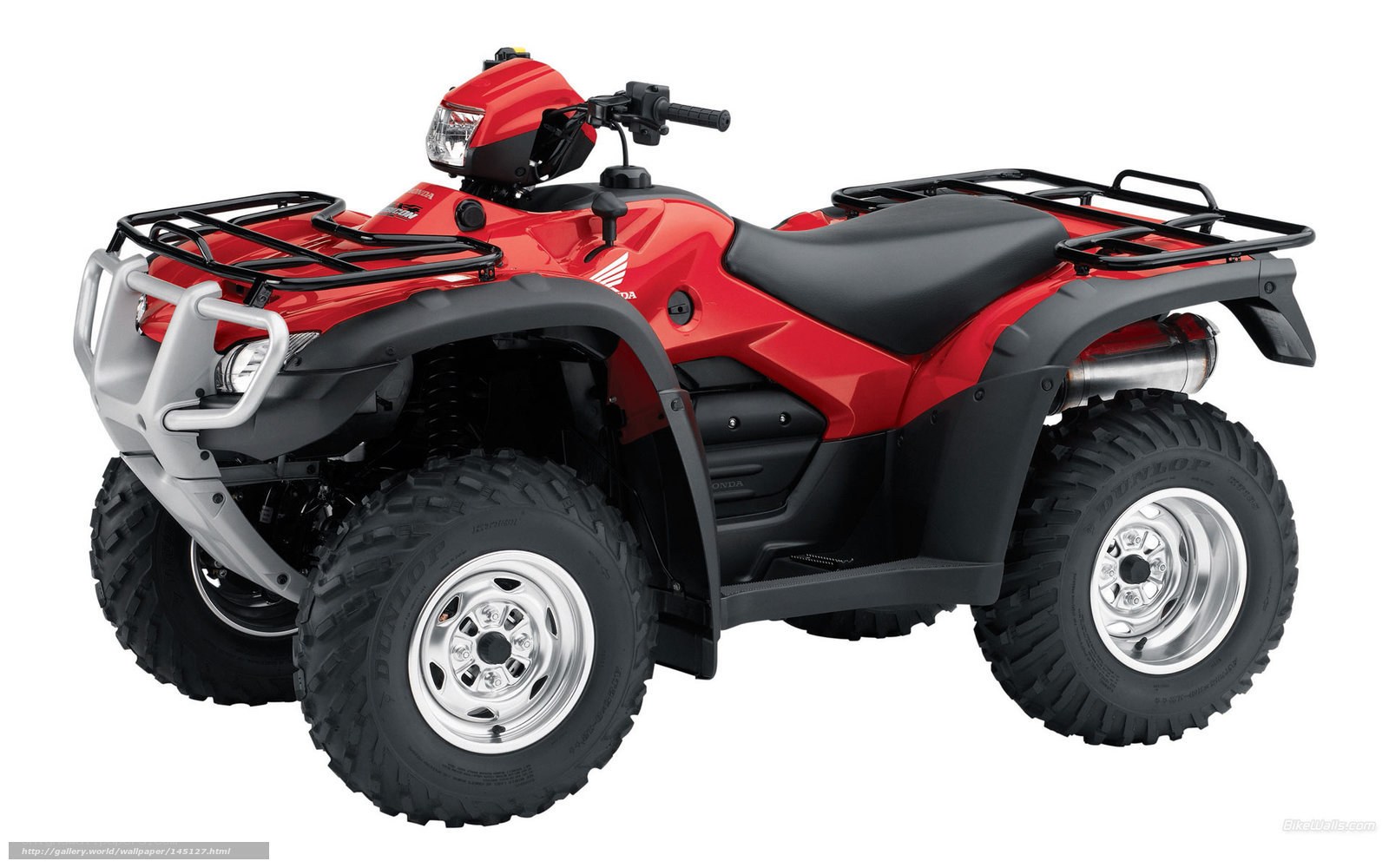 Red Honda ATV quad