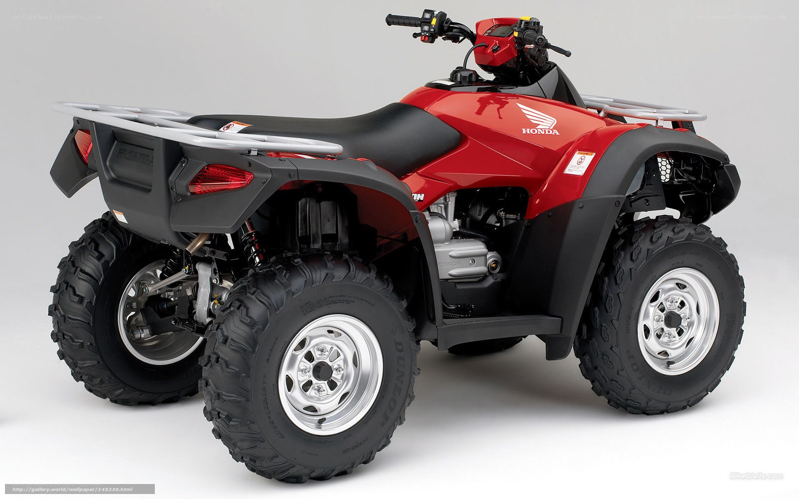 Red Honda ATV quad