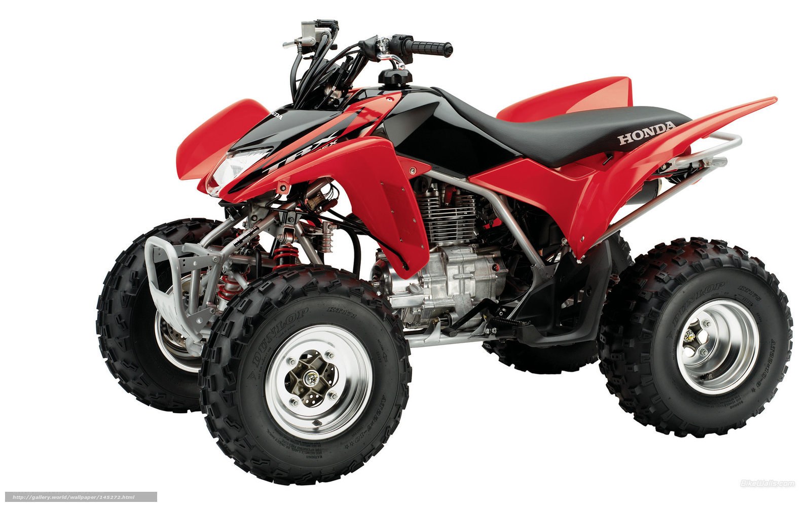 Red Honda ATV quad