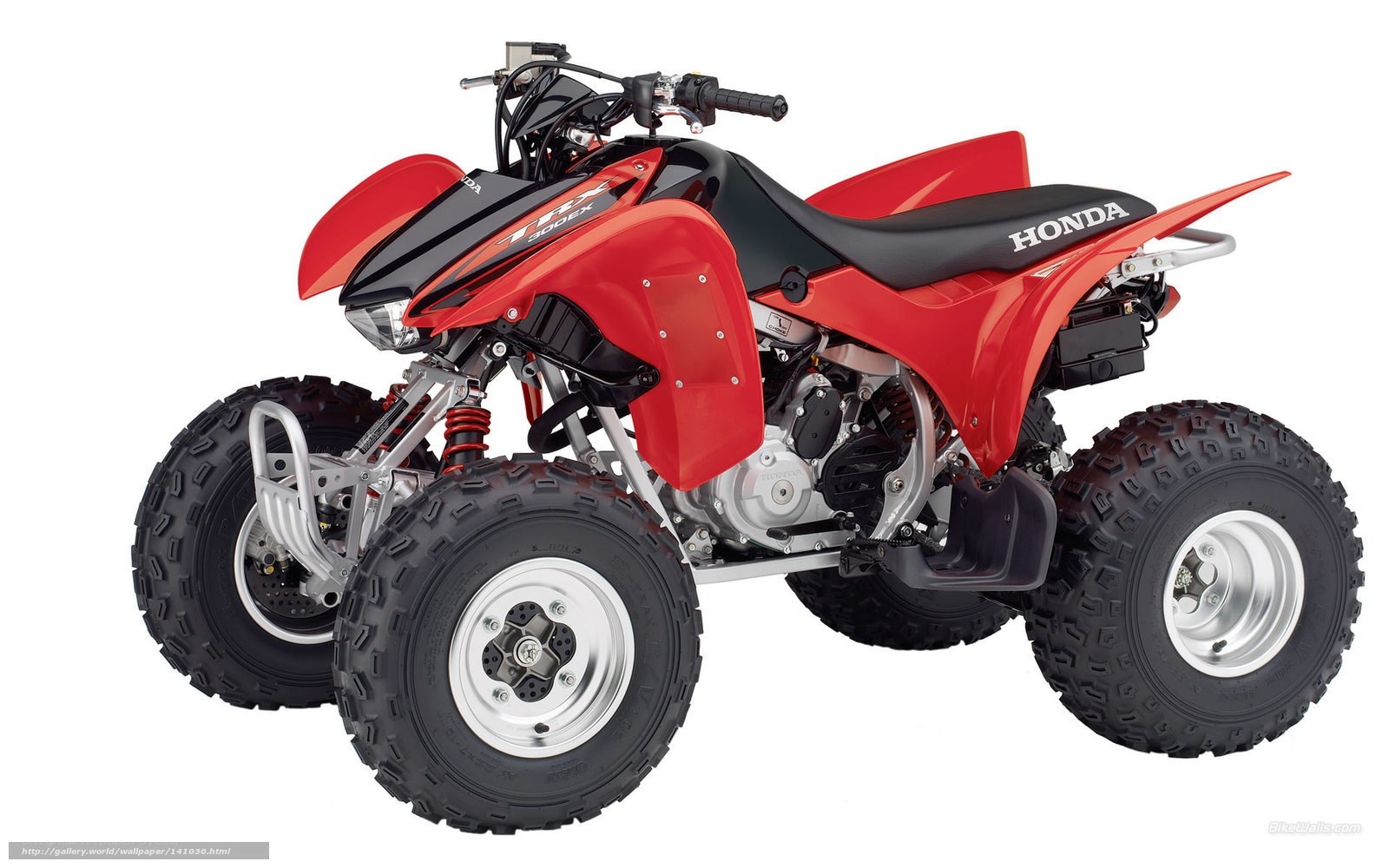 Red Honda ATV quad