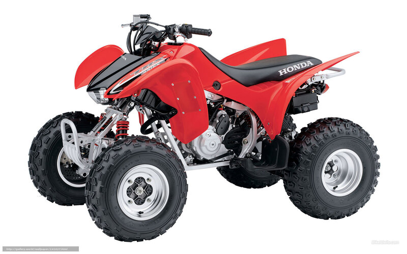 Red Honda ATV