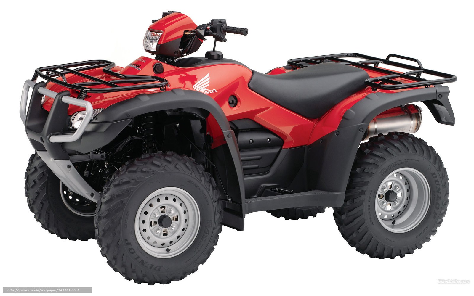 Red Honda ATV vehicle