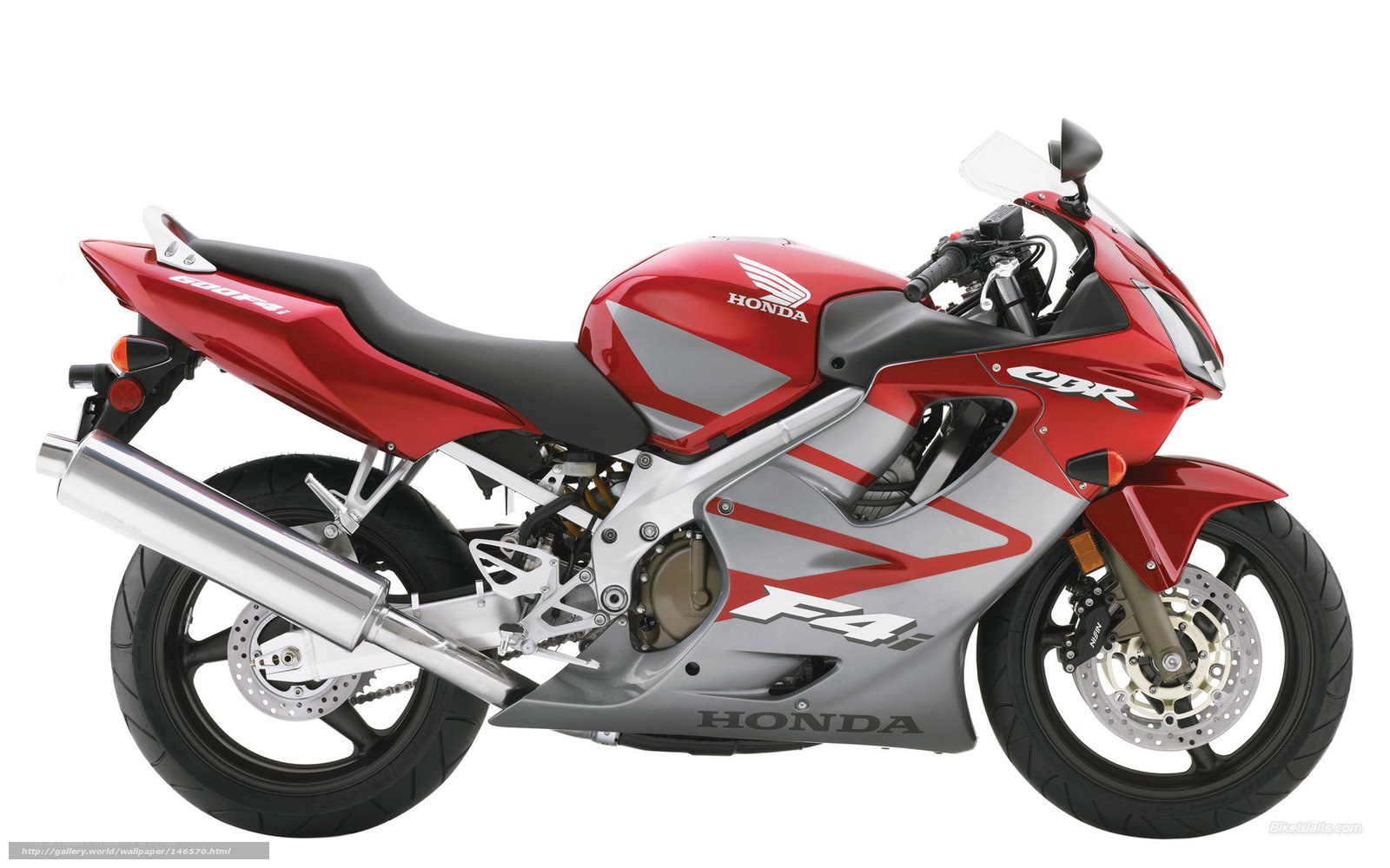 Red Honda CBR F4i motorcycle