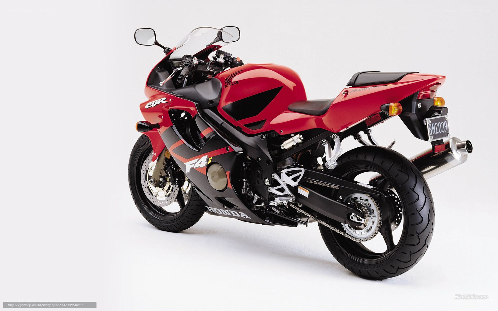 Red Honda CBR motorcycle