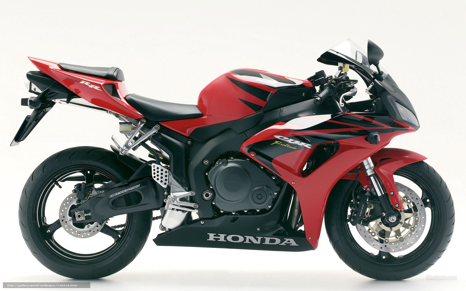 Red Honda CBR motorcycle