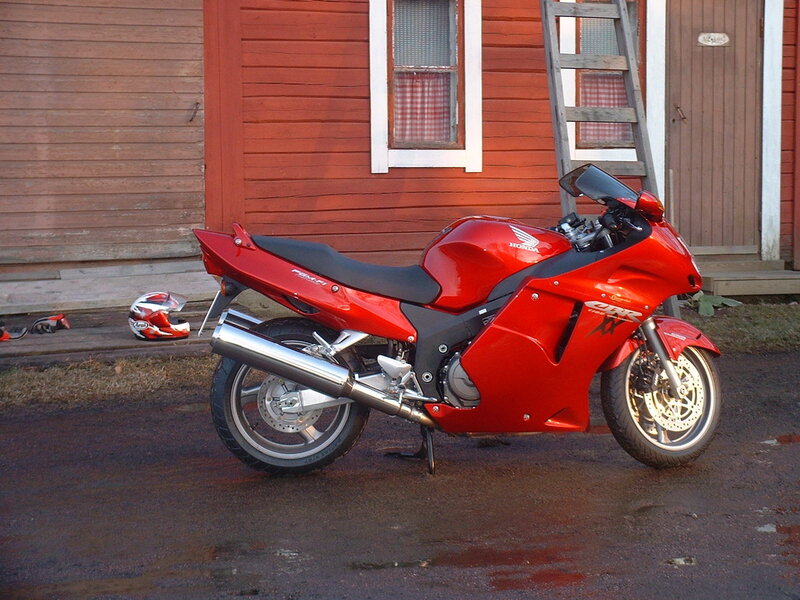 Red Honda CBR Motorcycle — Calm