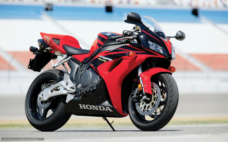 Red Honda CBR Motorcycle — Dynamic