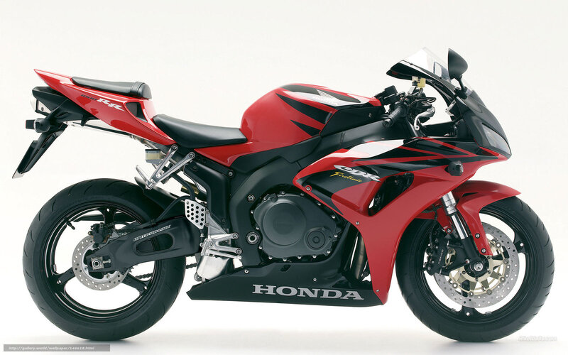 Red Honda CBR Motorcycle — Neutral, Photograph, Seat, Engine