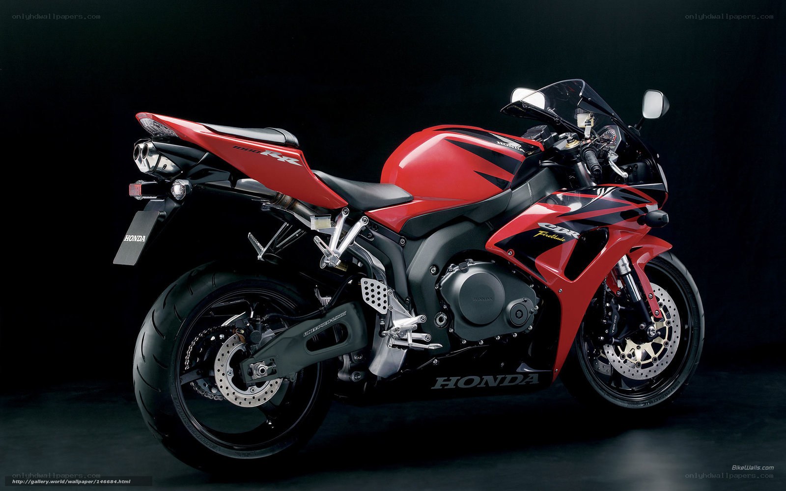 Red Honda CBR sportbike