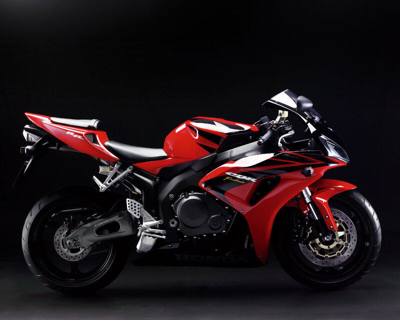 Red Honda CBR sportbike
