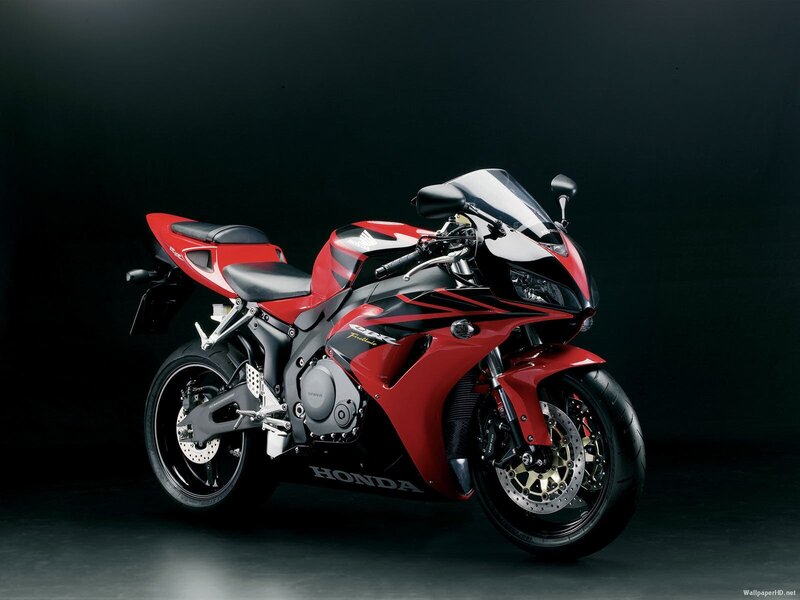 Red Honda CBR sportbike
