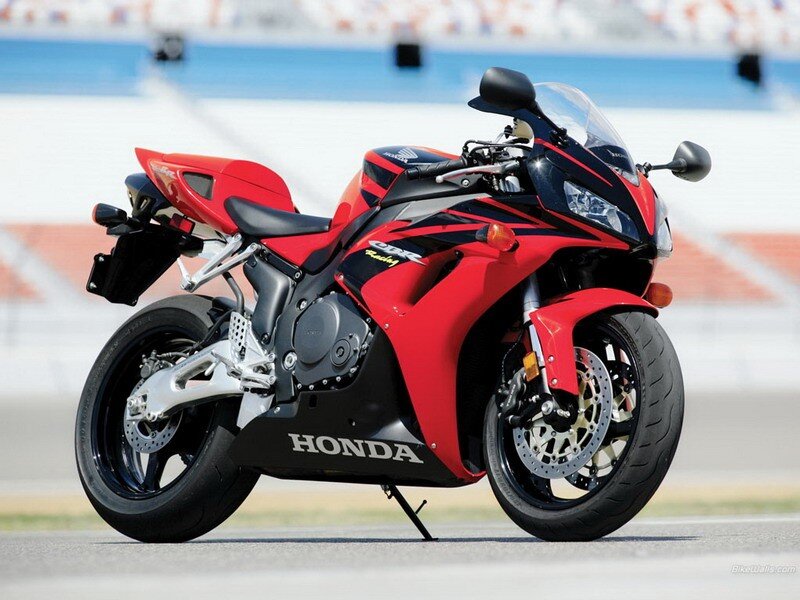 Red Honda CBR sportbike