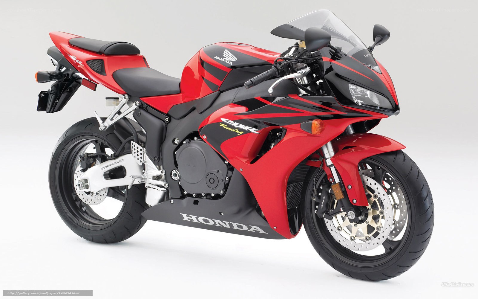 Red Honda CBR sportbike