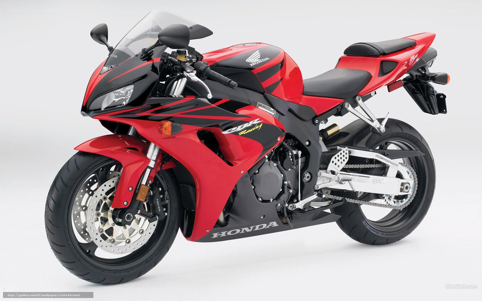 Red Honda CBR sportbike