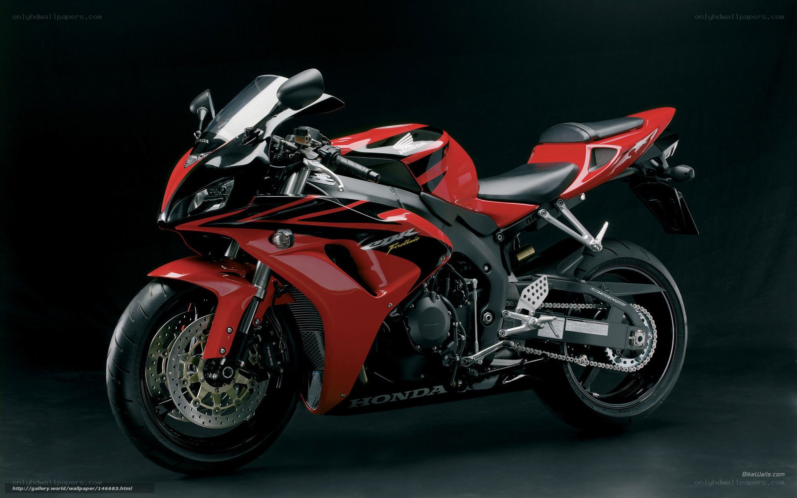 Red Honda CBR1000RR motorcycle