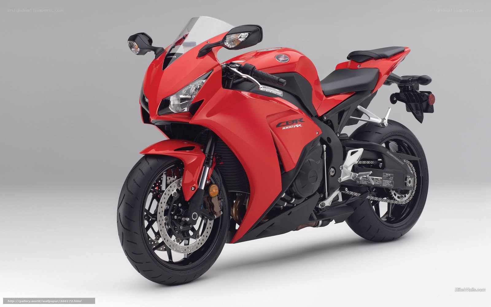 Red Honda CBR1000RR motorcycle
