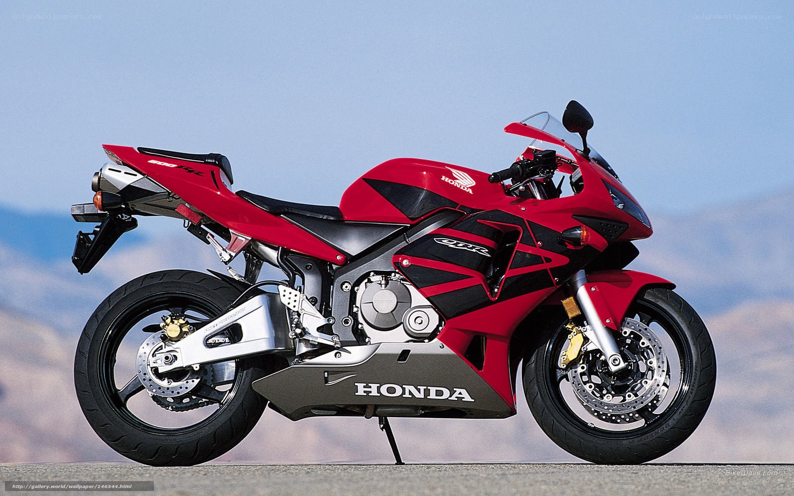 Red Honda CBR600RR motorcycle