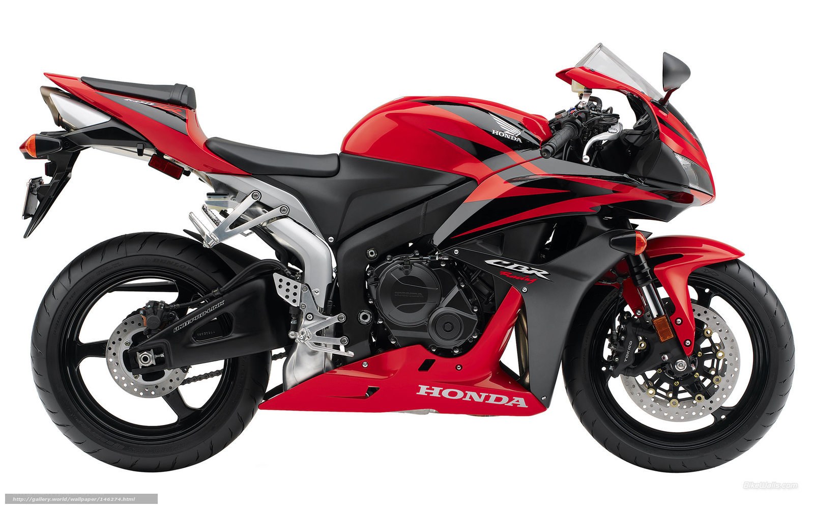 Red Honda CBR600RR motorcycle