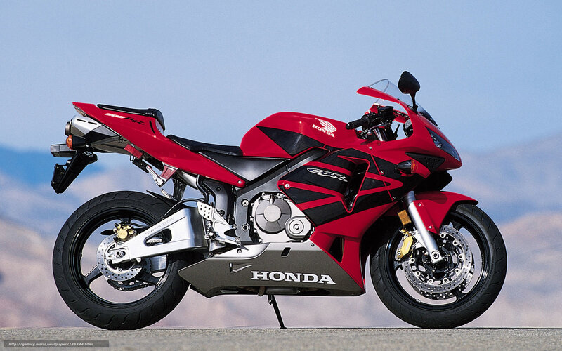 Red Honda CBR600RR Motorcycle — Calm