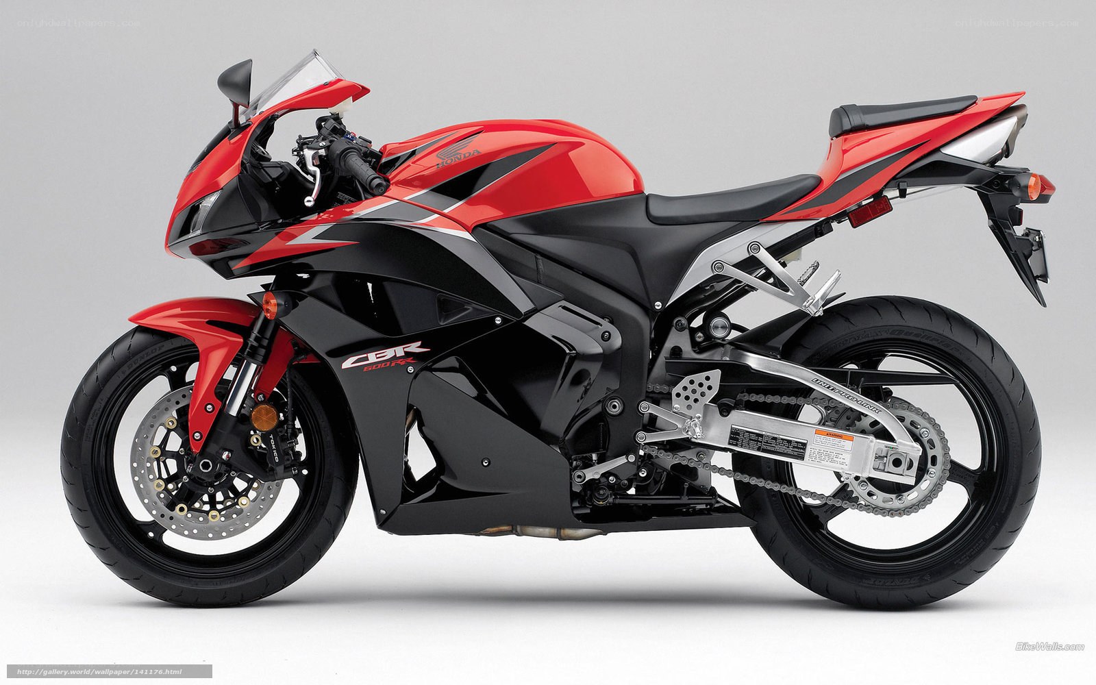 Red Honda CBR600RR motorcycle