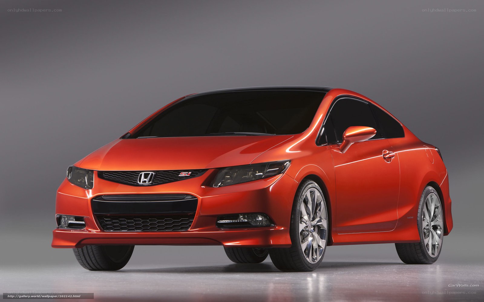 Red Honda Civic Si Coupe