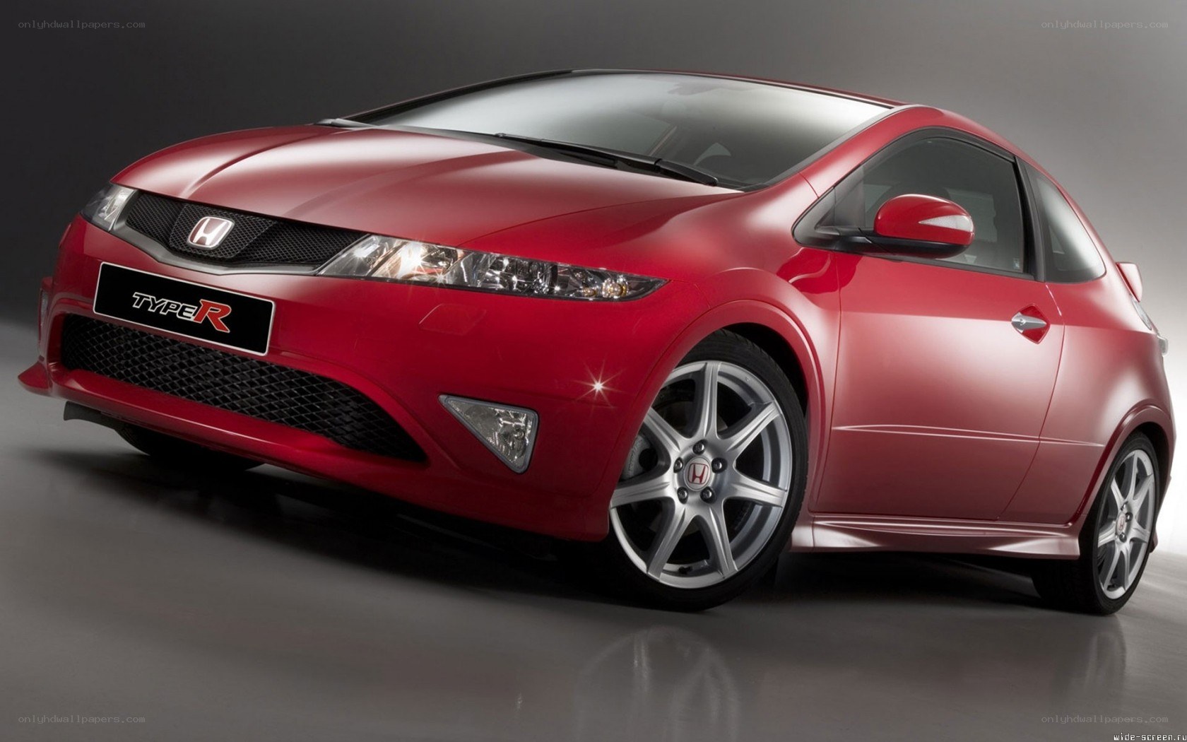 Red Honda Civic Type R