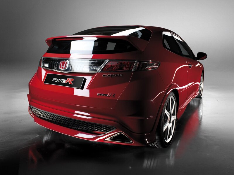 Red Honda Civic Type R