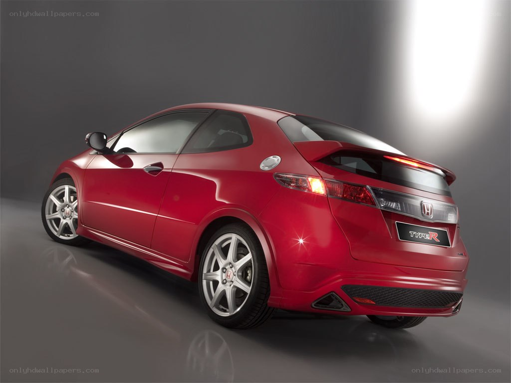 Red Honda Civic Type R