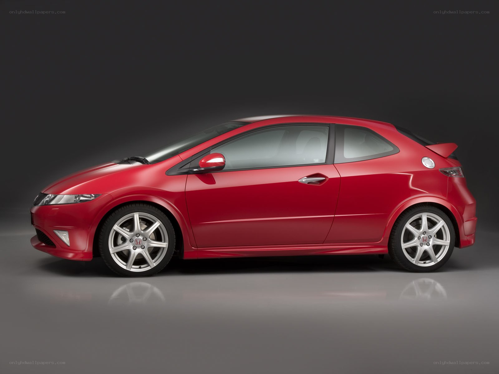 Red Honda Civic Type R