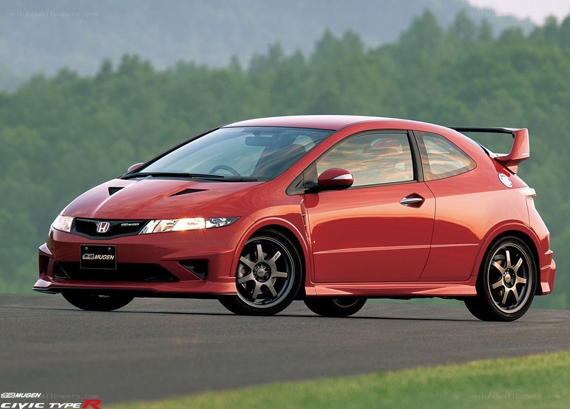 Red Honda Civic Type R