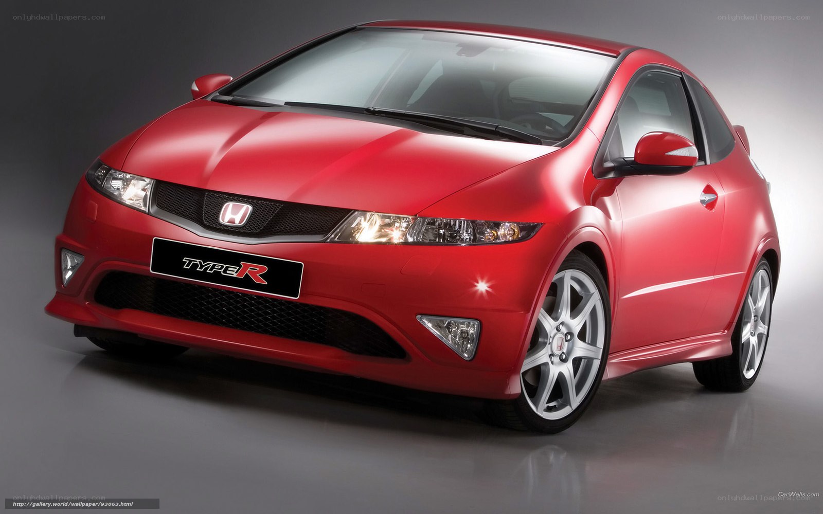 Red Honda Civic Type R