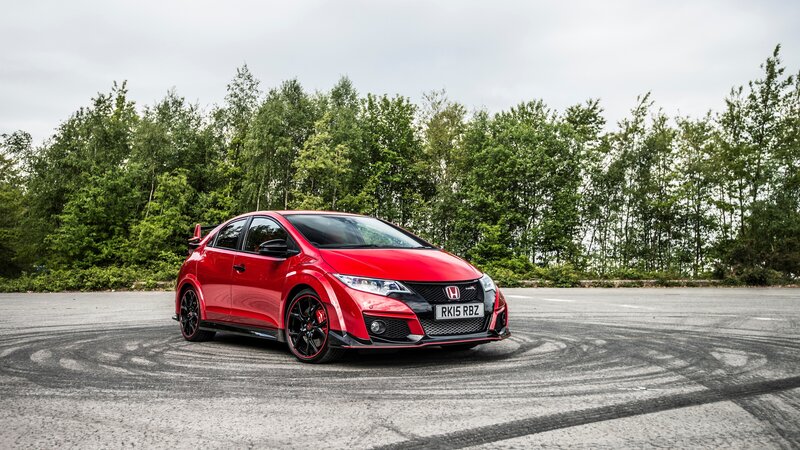 Red Honda Civic Type R