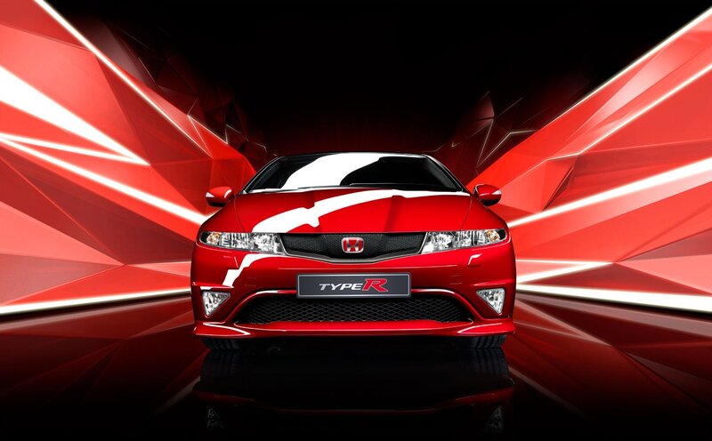 Red Honda Civic Type R