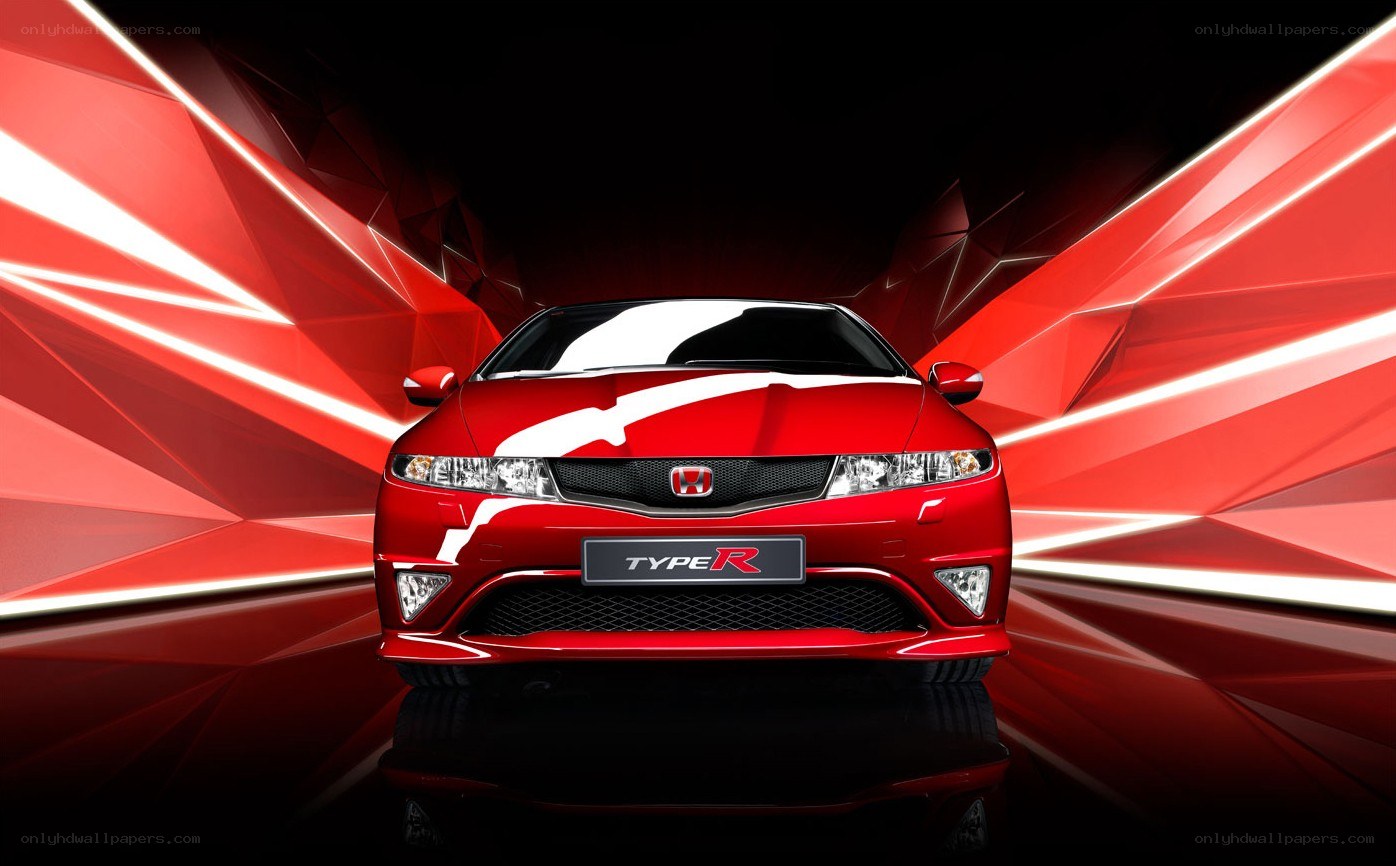 Red Honda Civic Type R