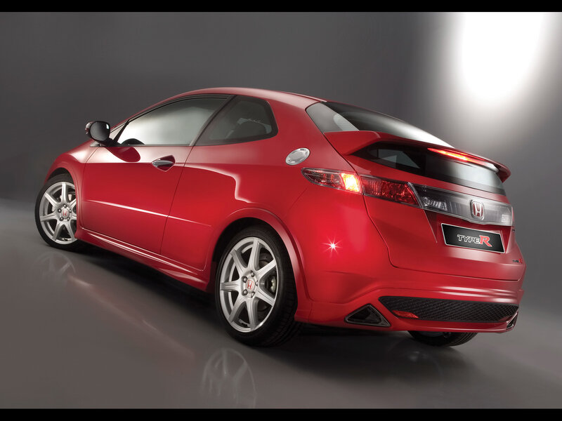 Red Honda Civic Type R