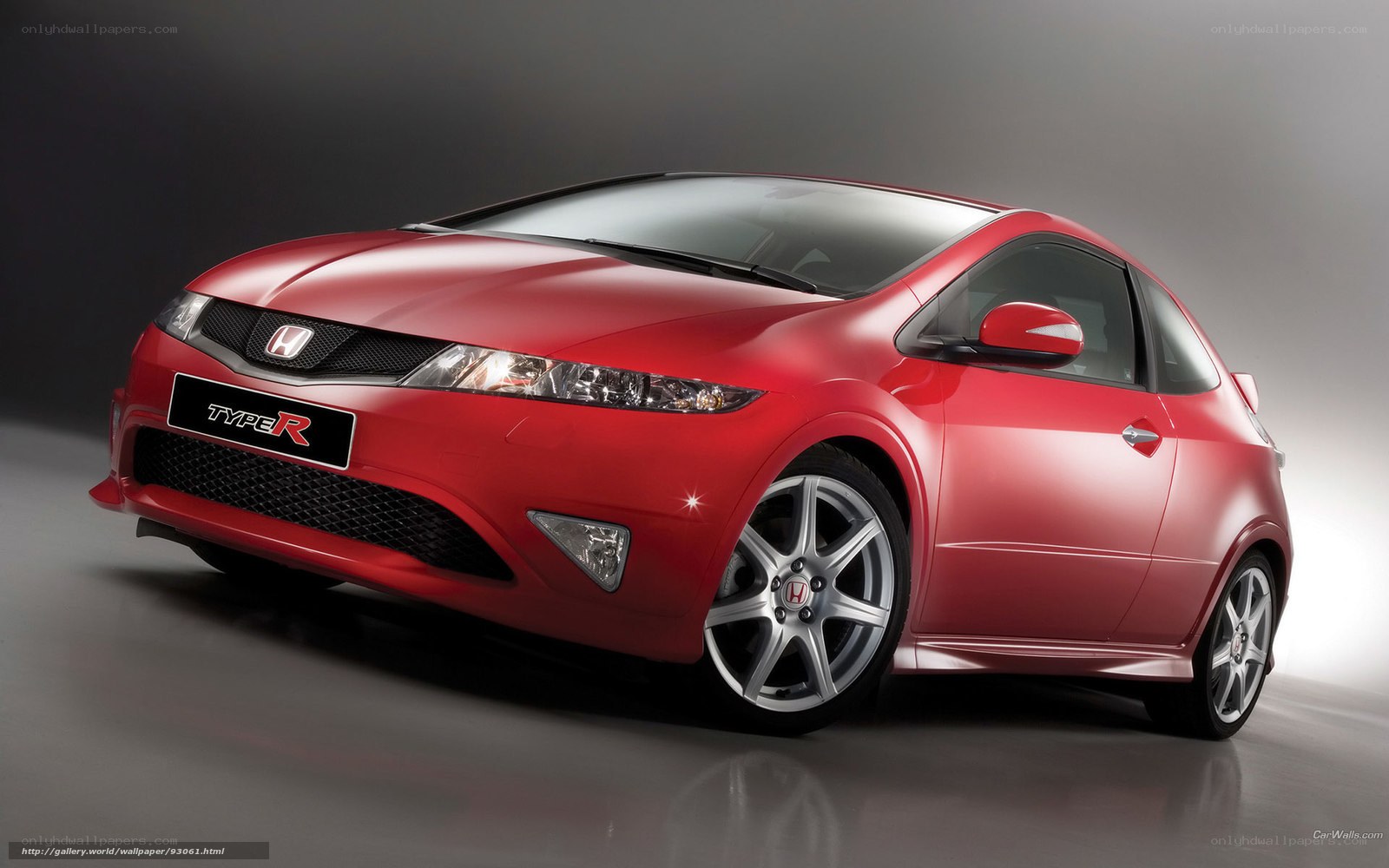 Red Honda Civic Type R