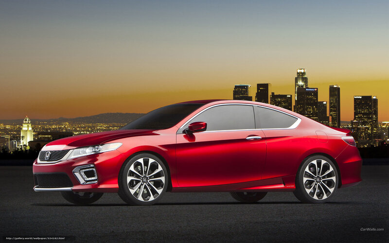 Red Honda Concept Car — Dramatic