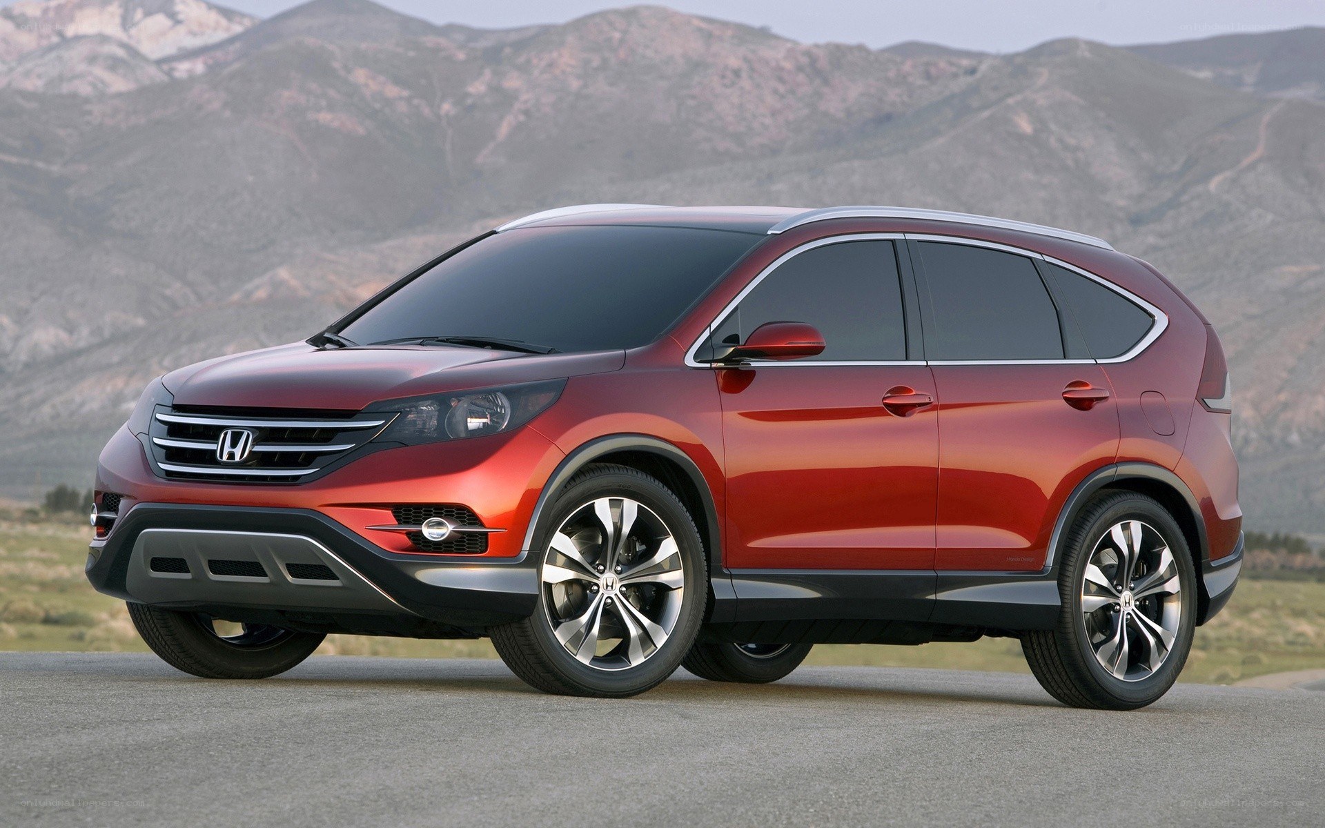 Red Honda CR-V SUV