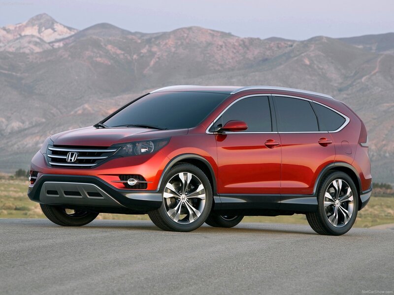 Red Honda Cr-v