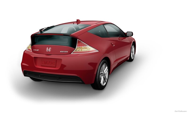Red Honda CR-Z Hybrid
