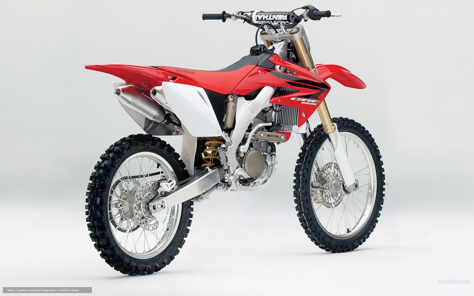 Red Honda CRF250R dirt bike